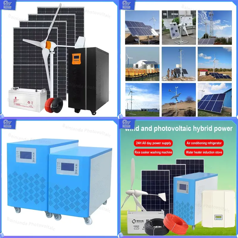 Wind Solar Hybrid Kit - Sistema Gerador Híbrido Eólico Solar 3KW