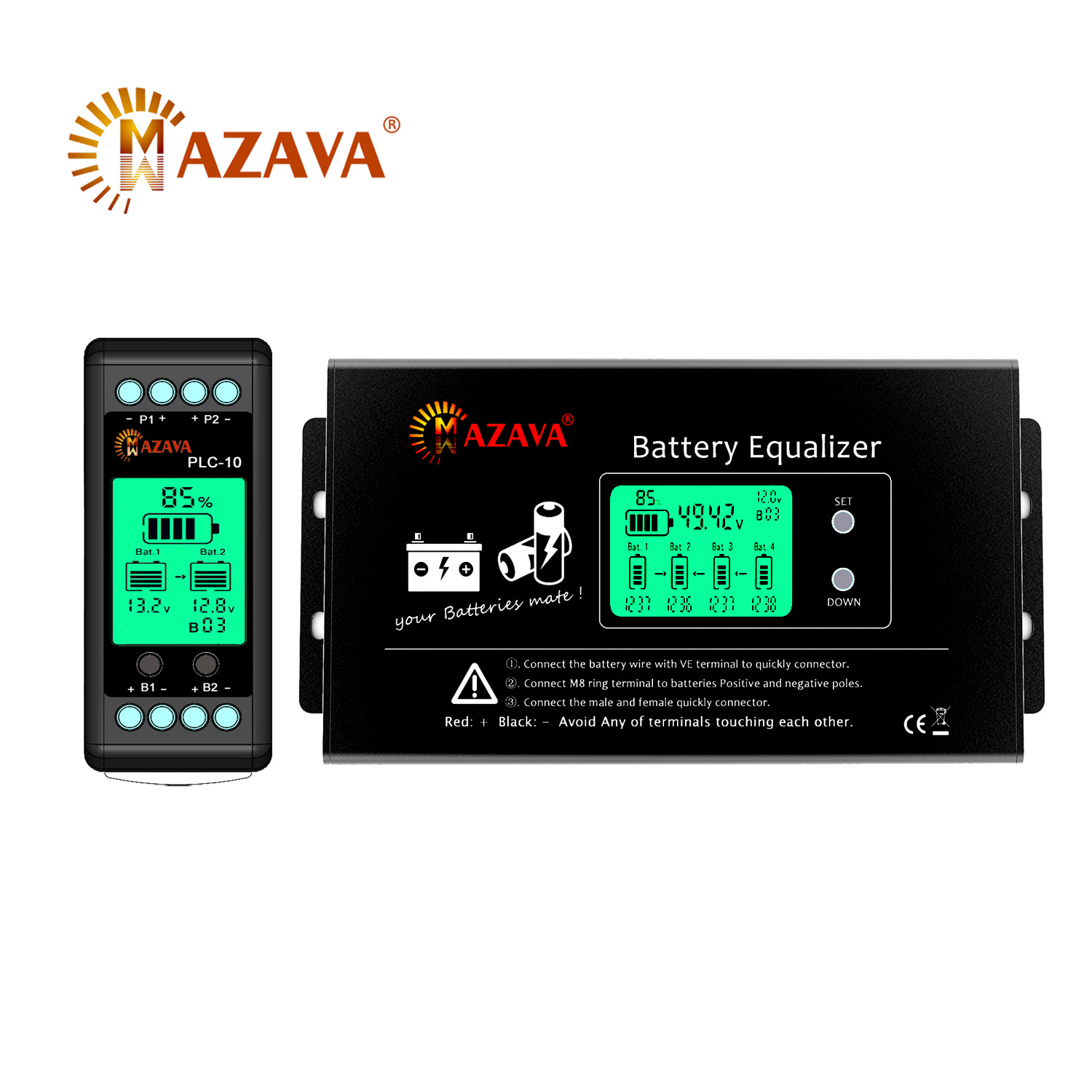 Battery Equalizer Balancer - Mazava PLC-10 hx02 balanceador de bateria