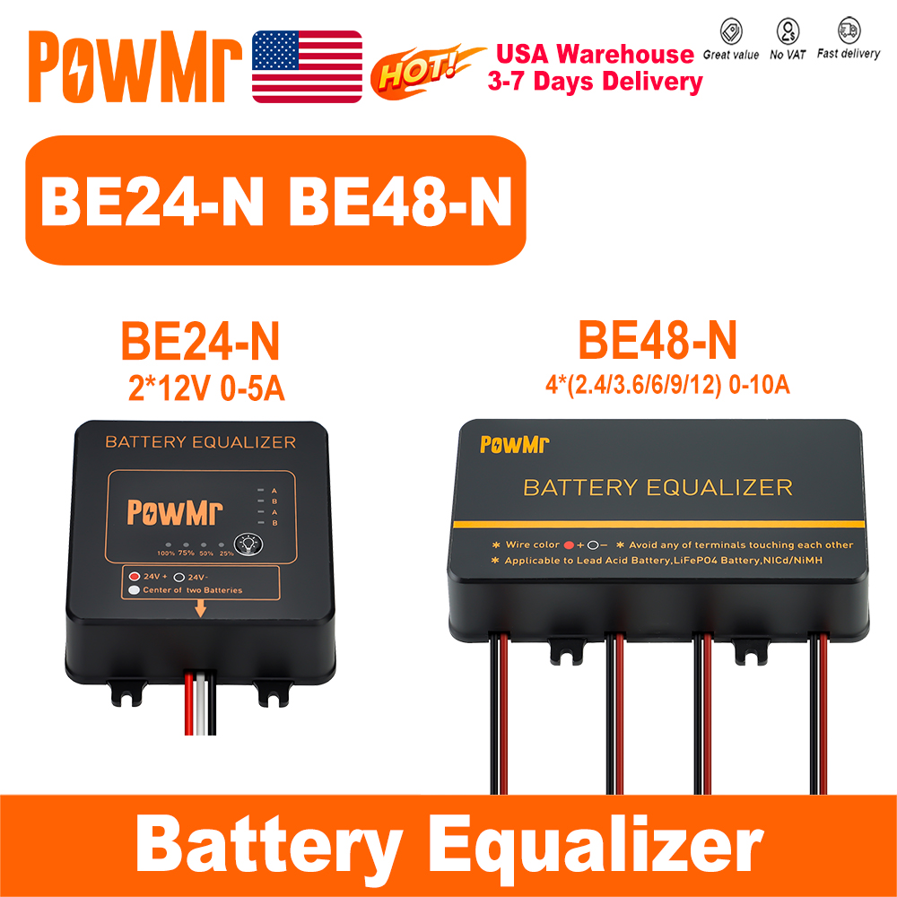 Battery Equalizer Balancer - Equalizador de Bateria PowMr USA 24V