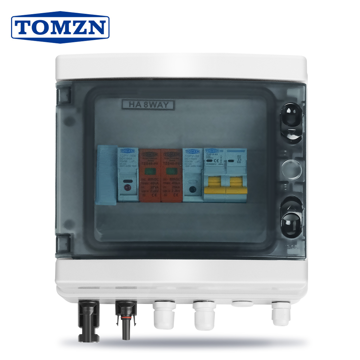 Solar Combiner Box - Caixa Combinadora Solar Fotovoltaica TOMZN com
