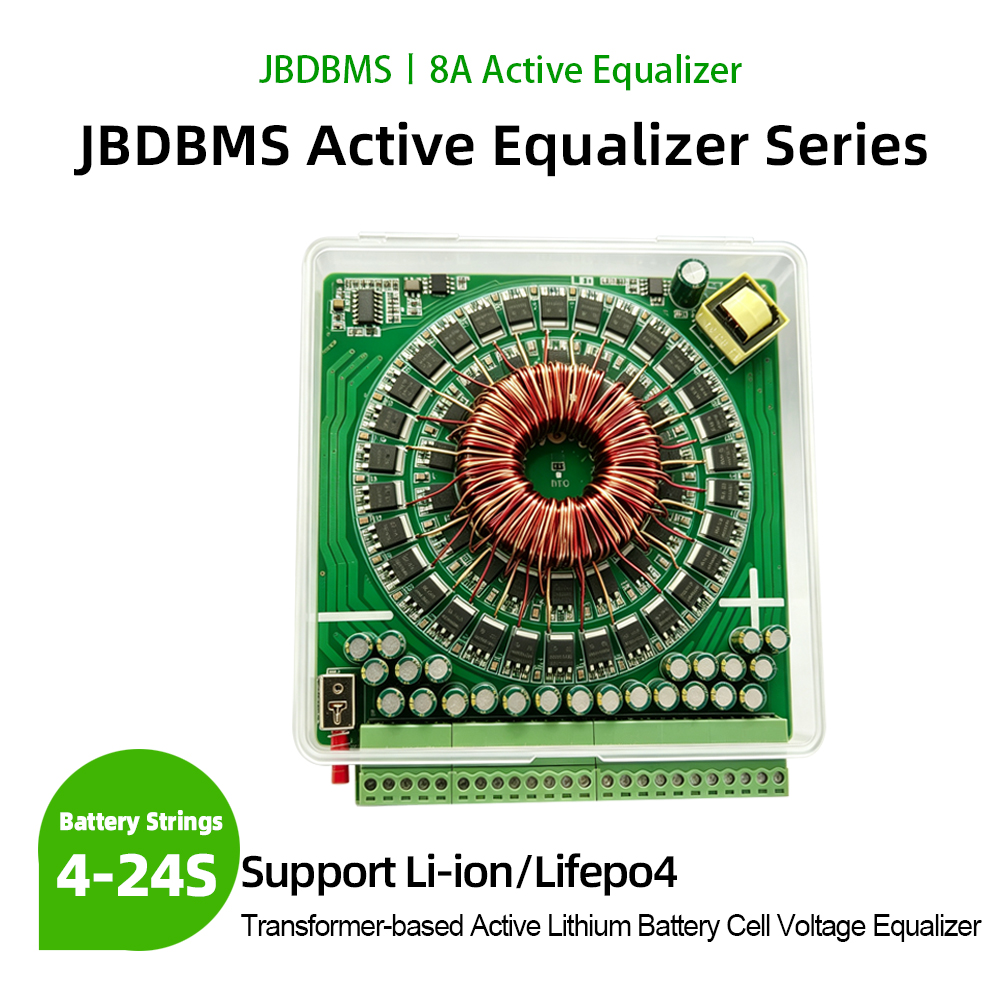 Battery Equalizer Balancer - JBDBMS 4-24S 8A: Balanceador e equalizador