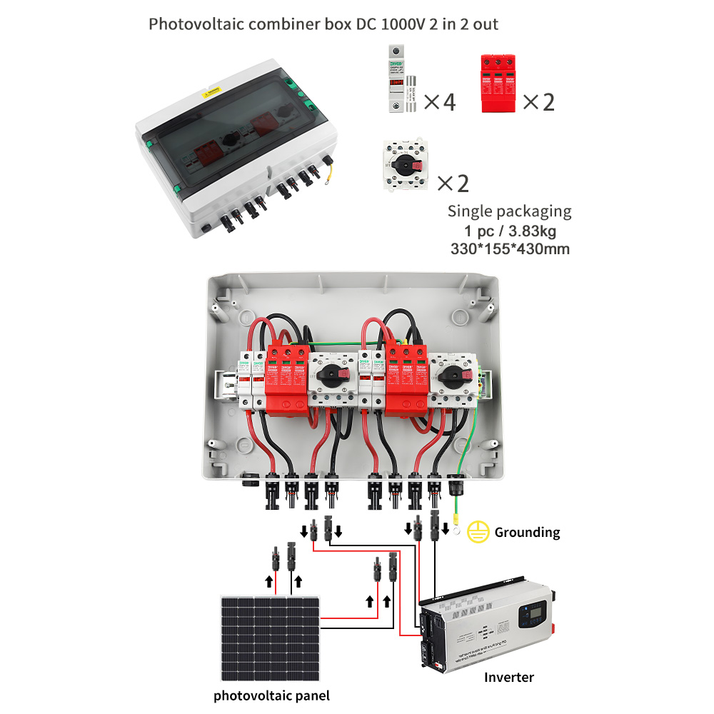 Caixa Combinadora Solar Fotovo - Solar Combiner Box avaliação e preço