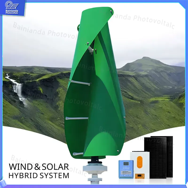 Sistema Híbrido de Turbina Eól - Wind Solar Hybrid Kit avaliação e preço