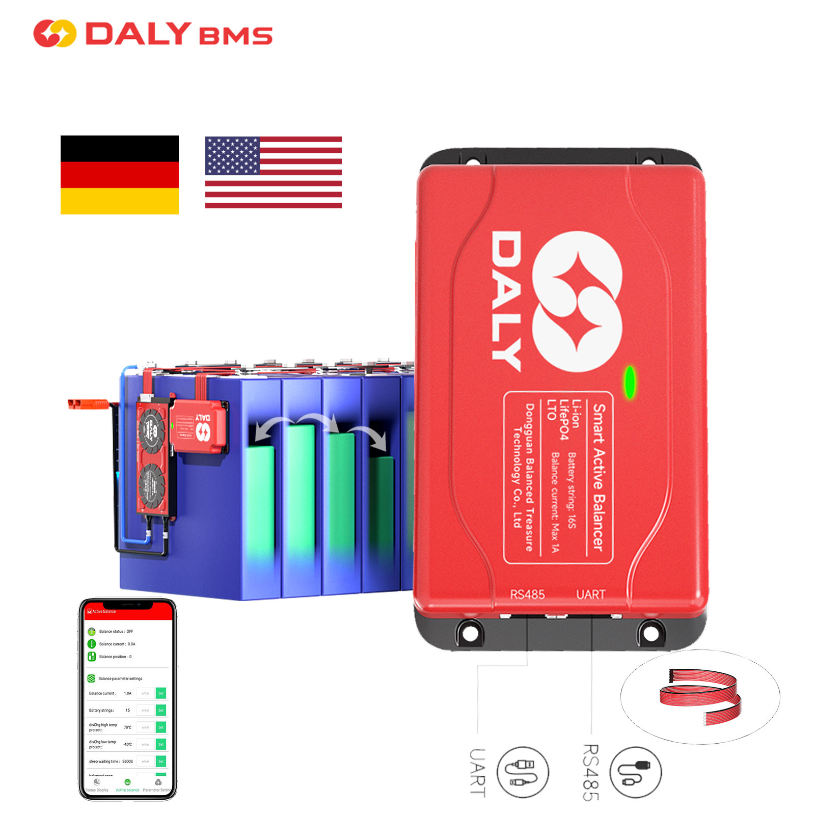 Daly balanceador ativo esperto - Battery Equalizer Balancer avaliação e preço